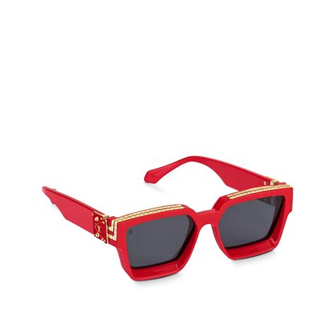 lv millionaire sunglasses red